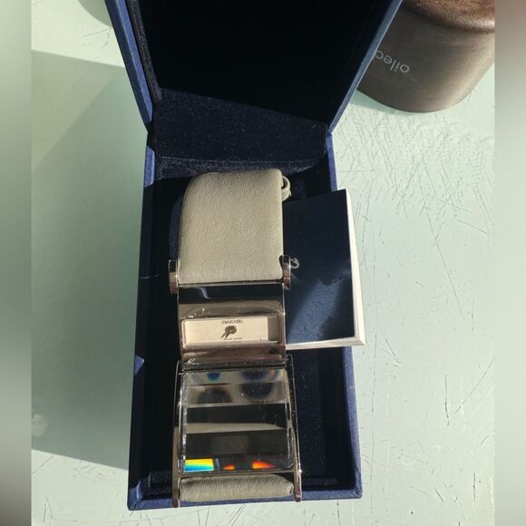 Swarovski Women’s Swiss Made Crystal Bracelet Watch – Silver w/ Box FWD235SIM4 - Picture 13 of 14